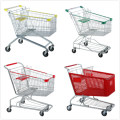 Manufacturer Heavy Duty Supermarket Grocery Shopping Trolley Cart